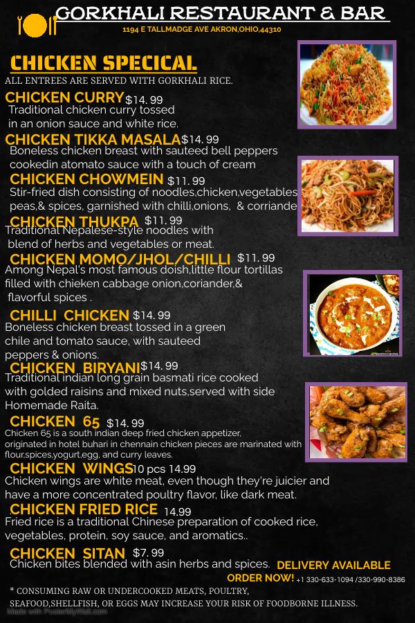 GORKHALI RESTURANT AND BAR Menu image 4